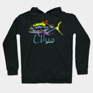 Ulua Trevally of Color Hawaii Hoodie